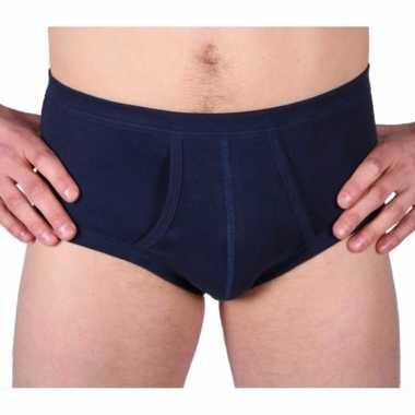Set stuks klassieke beeren mannenslip navy % katoen, maat: xl