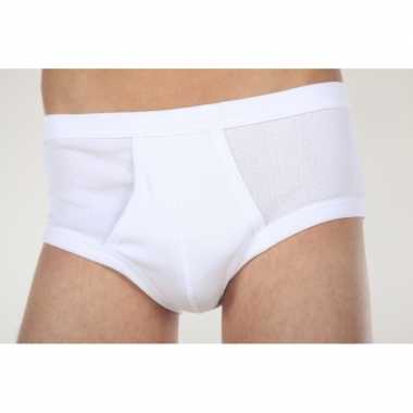 Set stuks klassieke beeren mannenslip wit % katoen, maat: m