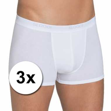 X Sloggi basic heren shorty wit